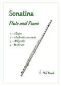 Sonatina for Flute and Piano cover